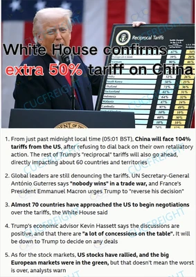 As tarifas globais 'explosivas' de Trump entram em vigor-incluindo uma taxa de 104% na China