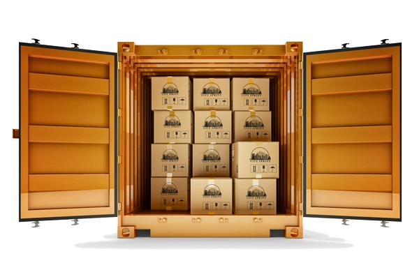 Cargas completas do recipiente